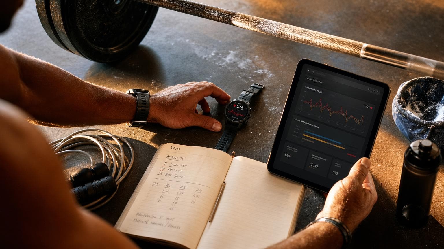 Application crossfit suivi performance : guide 2026